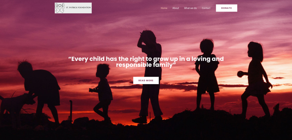 Screenshot 2023-08-08 at 17-23-18 St. Patrick Foundation – We spread love